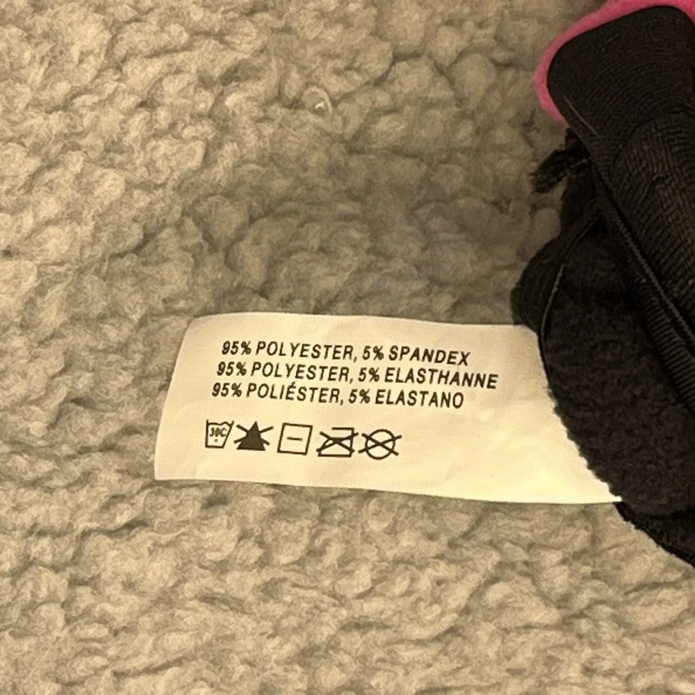 Nike Running Gloves Womens Size Small‎ Black Pink Swoosh Fit Dry Stretch Outdoor